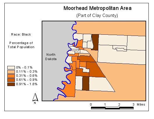 Race Map: Black