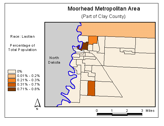 Race Map: Laotian